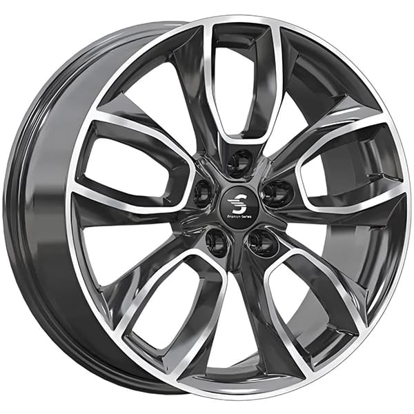 ДЛ 5*112 18*7 D57.1 ET45 К&К KP001 Diamond Black Gris