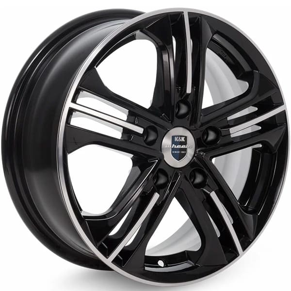 ДЛ 5*108 15*6 D63.35 ET50 К&К Trinity-оригинал Алмаз черный