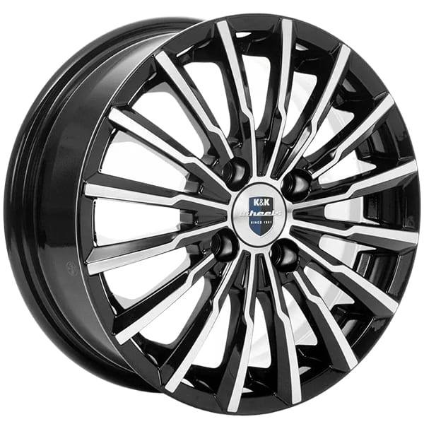 ДЛ 4*100 17*7 D60.1 ET43 К&К Акцент Алмаз черный