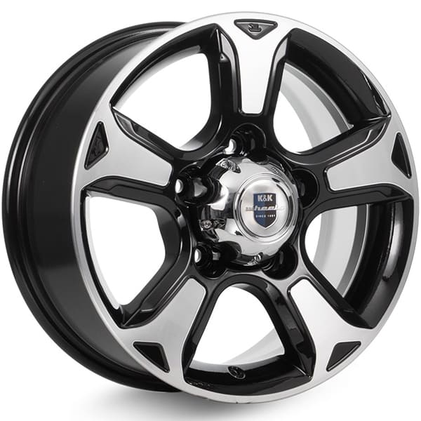 ДЛ 5*139.7 16*7 D108.5 ET35 К&К Атлант КС757 Алмаз черный