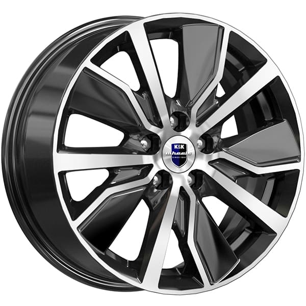 ДЛ 5*112 16*6.5 D57.1 ET43 К&К Гамбит Алмаз черный