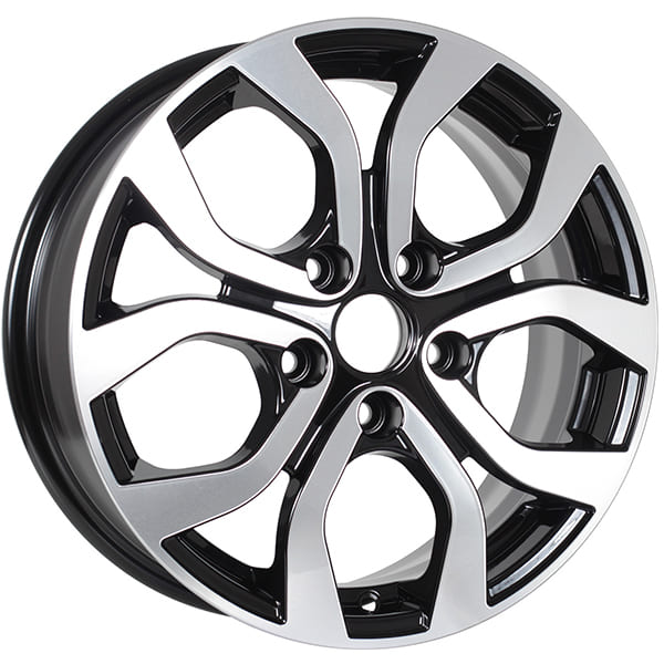 ДЛ 5*114.3 16*6.5 D66.1 ET50 К&К Nissan Terrano SN КС704 Алмаз черный