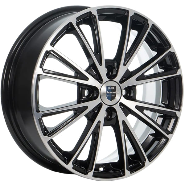 ДЛ 4*100 15*6 D67.1 ET45 К&К Меандр Алмаз черный