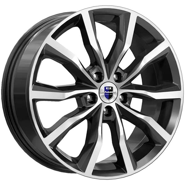 ДЛ 5*112 18*7.5 D66.6 ET40 К&К Портер Алмаз черный