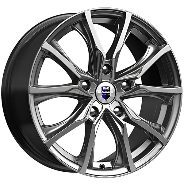 ДЛ 5*110 17*7.5 D65.1 ET39 К&К Твист Дарк платинум