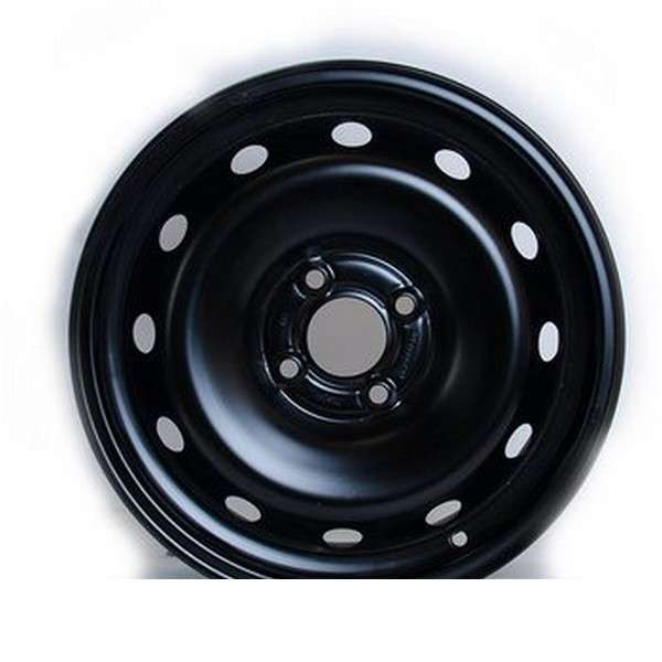 ДШ 4*100 15*6 D60.1 ET50 Mefro Wheels Штамп черный глянцевый Лада Ларгус, Рено Логан/Logan