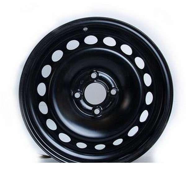 ДШ 4*100 15*6 D60.1 ET40 Mefro Wheels Штамп черный глянцевый Рено Логан/Logan