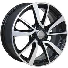 ДЛ 5*112 17*7 D57.1 ET54 К&К Volkswagen Jetta КС699 Алмаз черный